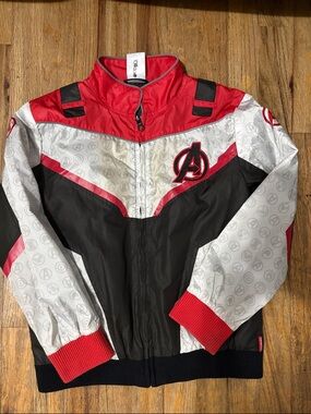 Marvel Kids Avengers Red Black White Jacket